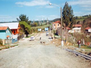 Pavimentación de la calle principal de Puerto Octay