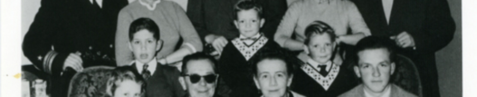 Otto Hardenssen junto a su familia