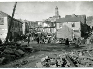 Destrucción del terremoto de 1960