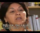Mónica Gallardo, dirigenta de la junta de vecinos "Unidos en trabajo y progreso" de Villa Comercio
