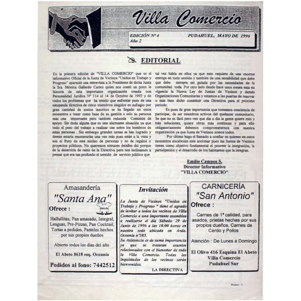 Villa Comercio" N° 4