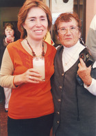Gladys Marín y Rosa Olivares