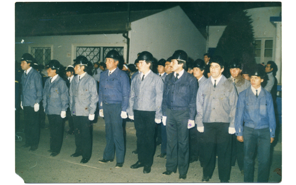 Presentación de la brigada de bomberos