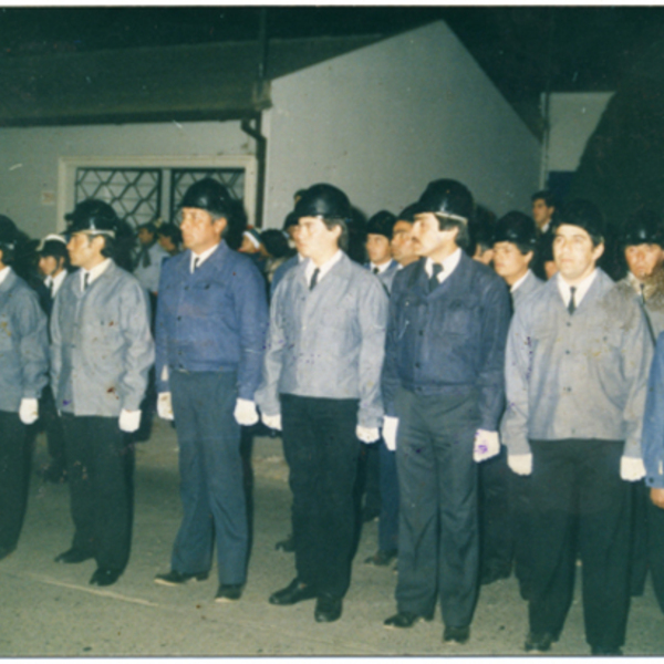 Presentación de la brigada de bomberos