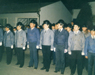 Presentación de la brigada de bomberos