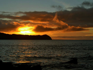 Atardecer en la Bahía de Niebla