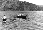 Bañistas en isla Mancera Bañistas en isla Mancera