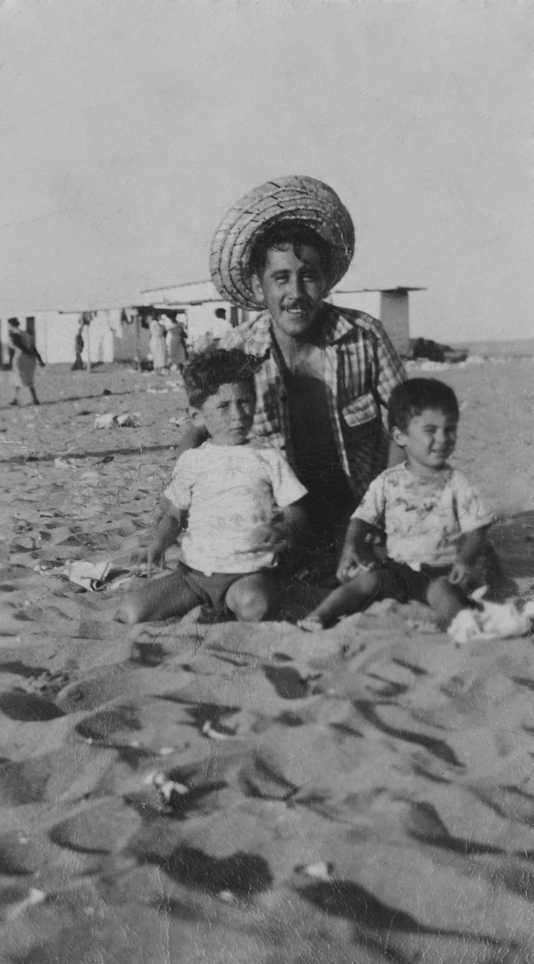 Humberto junto a Nano y Toño