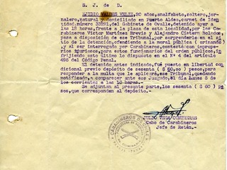 Detención por ofensas a la moral pública Detención por ofensas a la moral pública