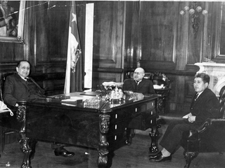 Juan Pedro Cárdenas Álvarez en el Palacio de La Moneda