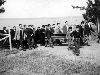 Funeral de Juan Pío Bahamonde Ruiz