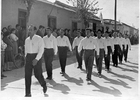 Primeros desfiles de la primera compañía Primeros desfiles de la primera compañía