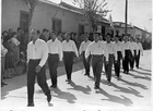 Primeros desfiles de la primera compañía Primeros desfiles de la primera compañía