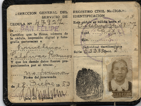 Cédula de identidad