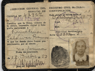 Cédula de identidad