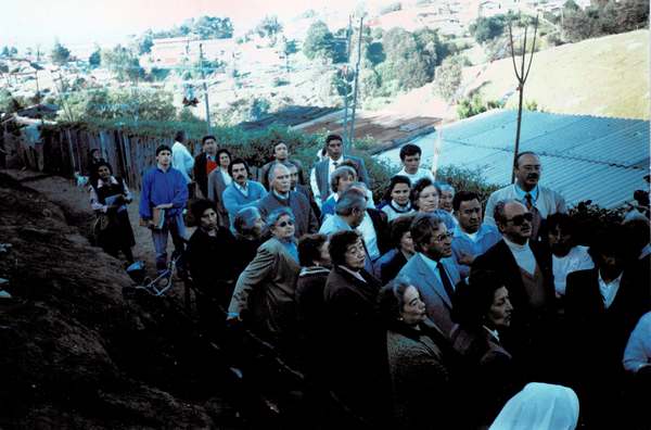 Misa de inauguración de red de agua potable