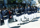 Bomberos marchando