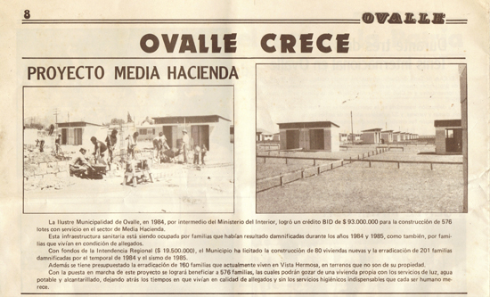 Poblamiento de Media Hacienda, Ovalle