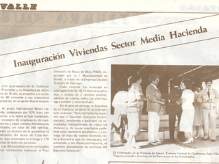 Inauguración de viviendas en Ovalle Inauguración de viviendas en Ovalle