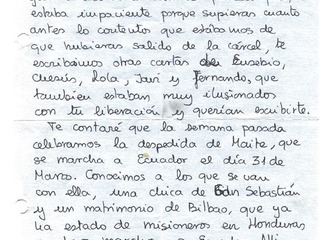 Liberación de preso político Liberación de preso político