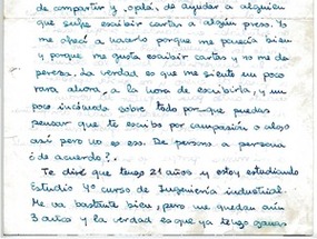 Carta de solidaridad con un preso político