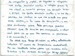 Carta de solidaridad con un preso político