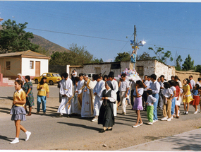 Procesión en Sotaquí