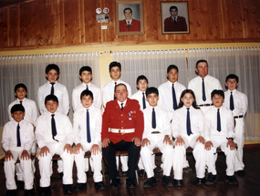 Cadetes de la Tercera Compañía de Bomberos