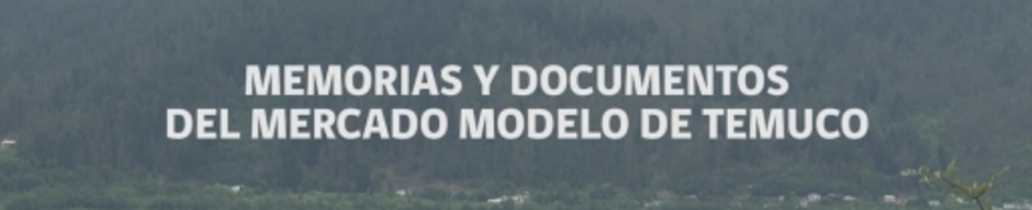 Documental "Memorias y documentos del Mercado Modelo de Temuco" Documental "Memorias y documentos del Mercado Modelo de Temuco"