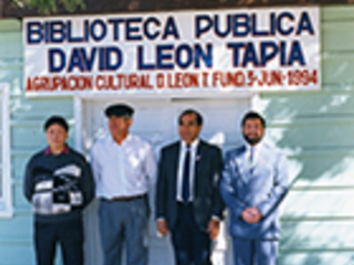 Inauguración de biblioteca