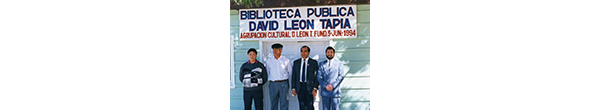 Inauguración de biblioteca