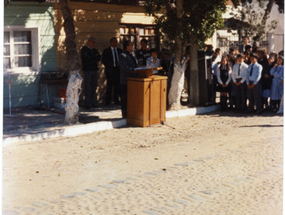 Inauguración de biblioteca