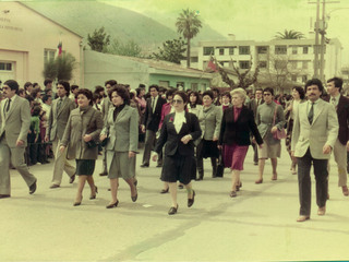 Desfile del cuerpo Docente