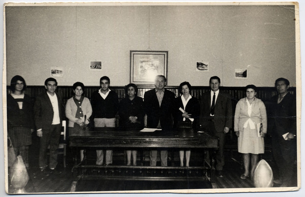 En el salón municipal En el salón municipal
