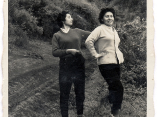 Amigas de paseo en Niebla Amigas de paseo en Niebla
