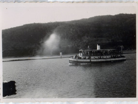 Embarcación en el río Valdivia