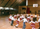 Bandas infantiles de kínder en Escuela N°1 Achao