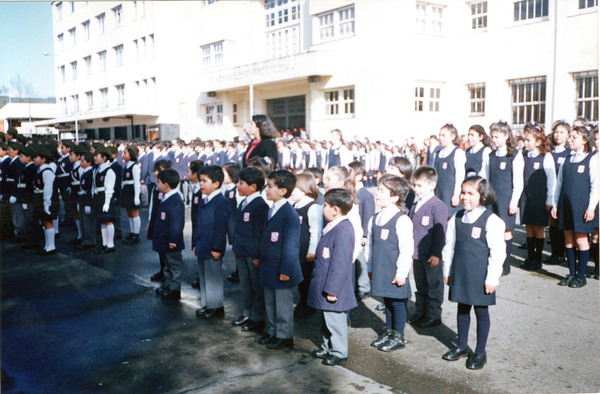 Desfile en plaza de armas