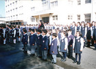 Desfile en plaza de armas