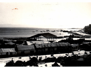 Panorámica del atardecer en Playa Grande