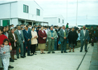 Vecinos en inauguración Población