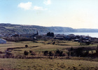 Vista de Achao desde el cementerio