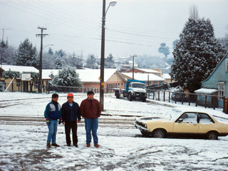 Puerto Octay nevado