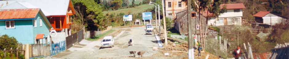 Pavimentación de la calle principal de Puerto Octay