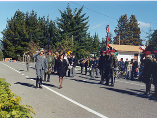 Desfile cívico militar en Las Cascadas Desfile cívico militar en Las Cascadas
