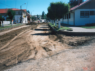 Centro de Puerto Octay sin pavimentación Centro de Puerto Octay sin pavimentación