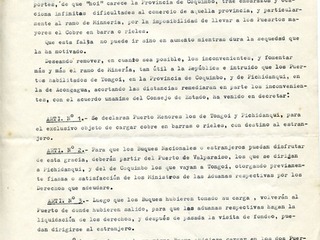 Habilitación de puertos en Tongoy y Pichidangui Habilitación de puertos en Tongoy y Pichidangui