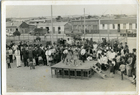 Acto cívico en la plaza de Tongoy