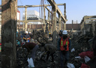 Ruinas del incendio del Mercado Modelo