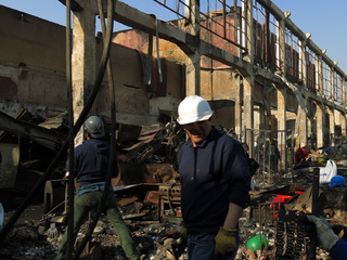 Día después del incendio del Mercado Modelo